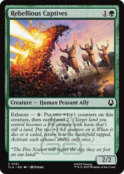 Rebellious Captives (Avatar: The Last Airbender) Near Mint Foil