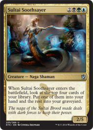 Sultai Soothsayer (Khans of Tarkir) Medium Play Foil