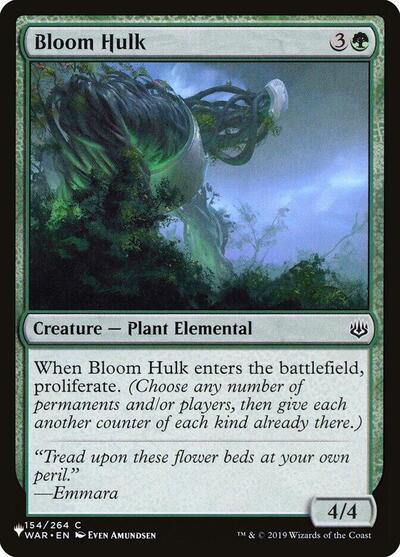 Bloom Hulk (The List) Light Play