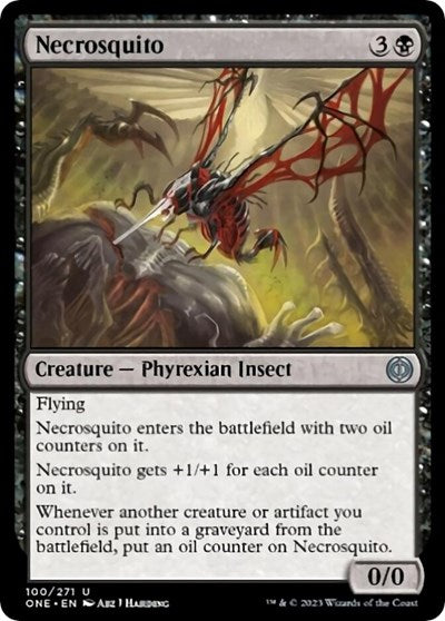 Necrosquito (Phyrexia: All Will Be One) Light Play Foil