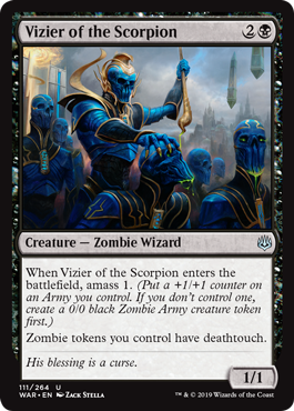 Vizier of the Scorpion (War of the Spark) Light Play