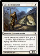Doomed Traveler (Duel Decks: Sorin vs Tibalt) Light Play