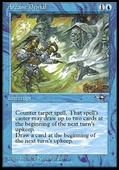 Arcane Denial (2) (Alliances) Medium Play