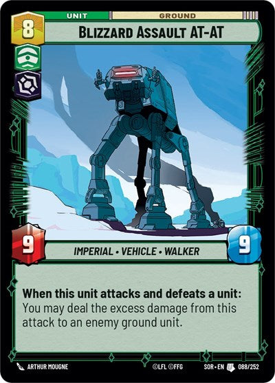 Blizzard Assault AT-AT (Spark of Rebellion) Near Mint