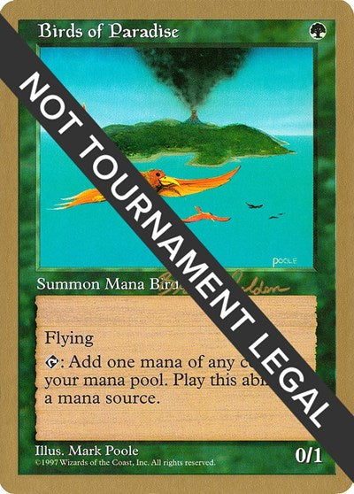 Birds of Paradise - 1998 Brian Selden (5ED) (World Championship Decks) Medium Play