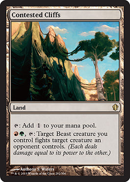 Contested Cliffs (Commander 2013 Edition) Light Play