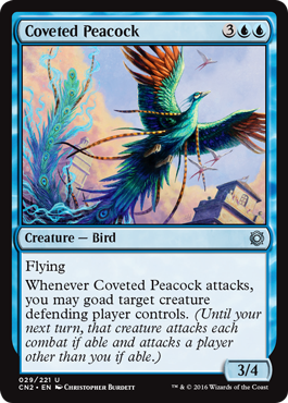 Coveted Peacock (Conspiracy: Take the Crown) Near Mint Foil
