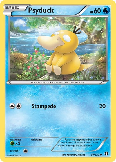 Psyduck (XY - BREAKpoint) Light Play Reverse Holofoil
