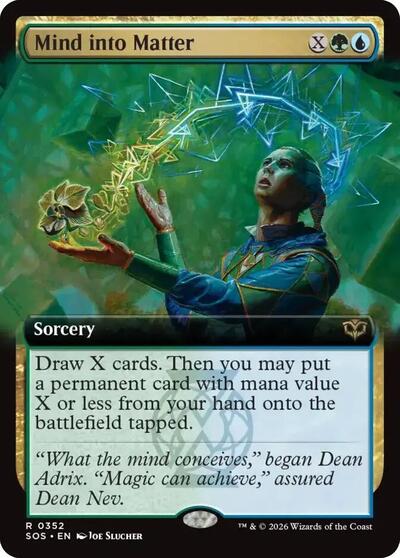Mind into Matter (Extended Art) (Secrets of Strixhaven) Near Mint Foil