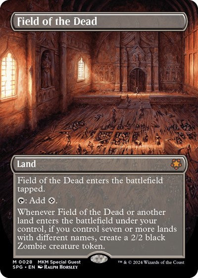 Field of the Dead (Borderless) (Special Guests) Light Play Foil