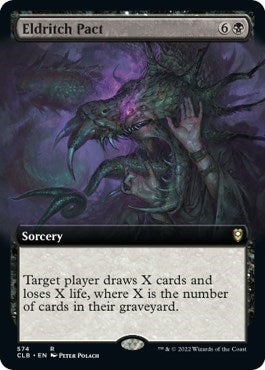 Eldritch Pact (Extended Art) (Commander Legends: Battle for Baldur's Gate) Light Play Foil