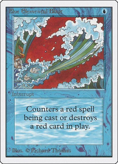 Blue Elemental Blast (Unlimited) Medium Play