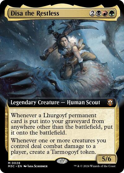 Disa the Restless (Extended Art) (Commander: Modern Horizons 3) Near Mint Foil