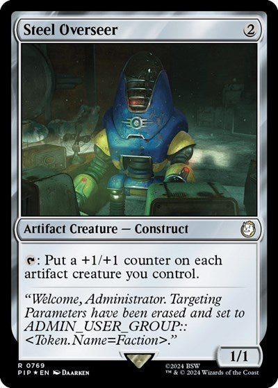Steel Overseer (Surge Foil) (Universes Beyond: Fallout) Near Mint Foil