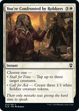 You're Confronted by Robbers (Commander Legends: Battle for Baldur's Gate) Light Play Foil