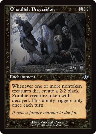 Ghoulish Procession (Retro Frame) (Innistrad Remastered) Near Mint