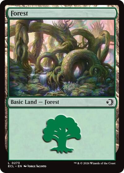 Forest (0273) (Lorwyn Eclipsed) Near Mint Foil