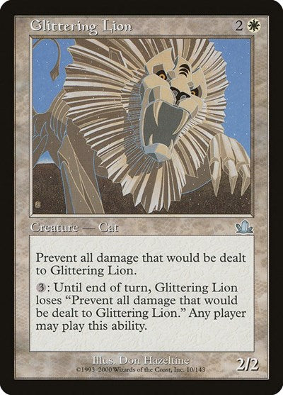 Glittering Lion (Prophecy) Medium Play