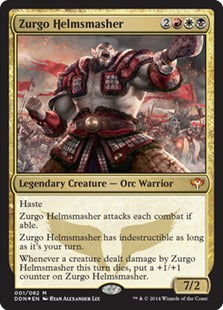 Zurgo Helmsmasher (Duel Decks: Speed vs Cunning) Light Play Foil