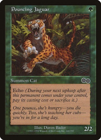 Pouncing Jaguar (Urza's Saga) Medium Play