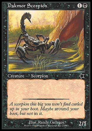 Dakmor Scorpion (Starter 1999) Light Play
