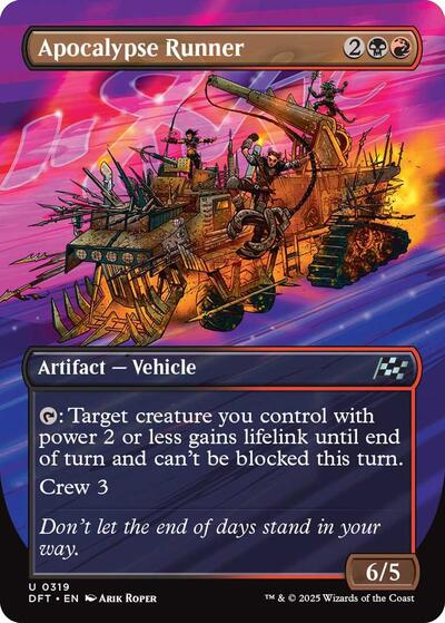 Apocalypse Runner (Borderless) (Aetherdrift) Near Mint Foil