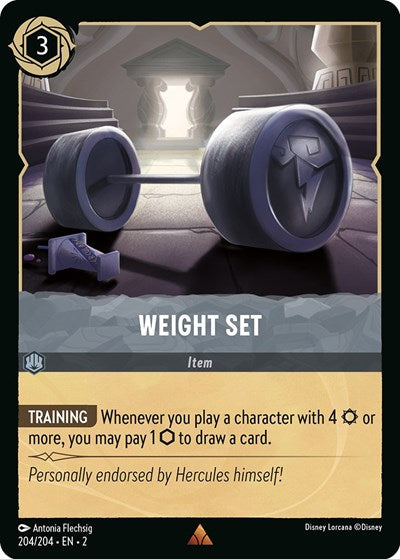 Weight Set (Rise of the Floodborn) Near Mint Cold Foil