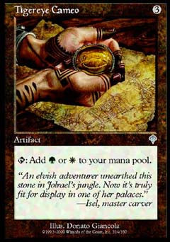 Tigereye Cameo (Invasion) Medium Play Foil