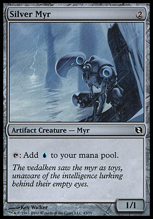 Silver Myr (Duel Decks: Elspeth vs Tezzeret) Light Play