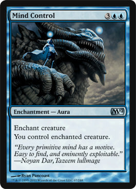 Mind Control (Magic 2012 Core Set) Light Play