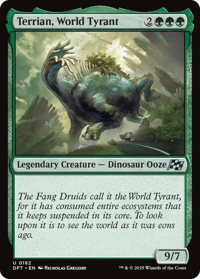 Terrian, World Tyrant (Aetherdrift) Near Mint Foil