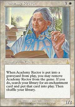 Academy Rector (Urza's Destiny) Light Play Foil Japanese