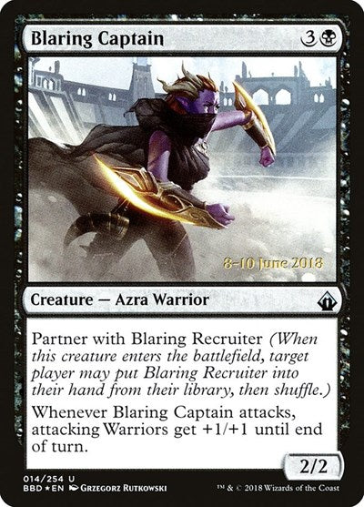 Blaring Captain (Promos: Launch Party and Release Event) Light Play Foil