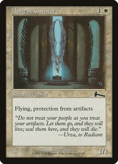 Angelic Curator (Urza's Legacy) Near Mint Foil