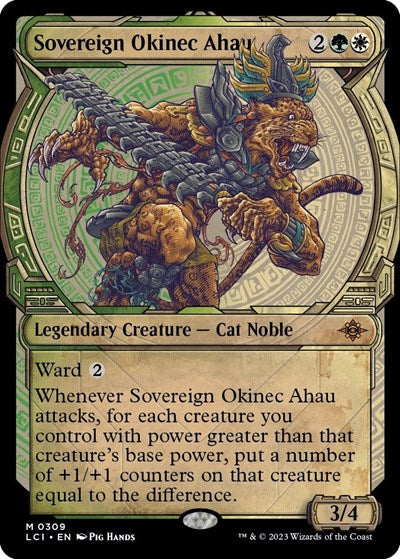 Sovereign Okinec Ahau (Showcase) (The Lost Caverns of Ixalan) Near Mint Foil