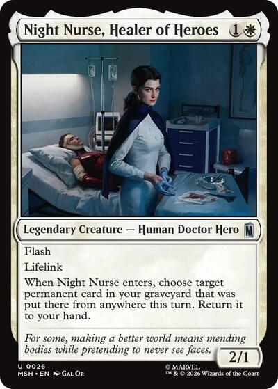 Night Nurse, Healer of Heroes (Marvel Super Heroes) Near Mint
