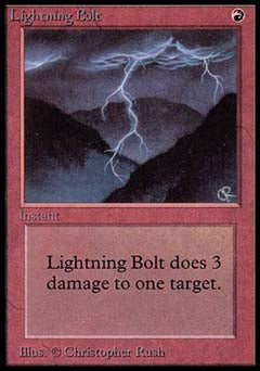 Lightning Bolt (Alpha) Medium Play