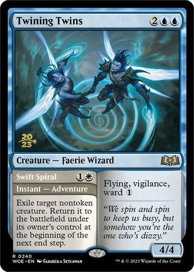 Twining Twins (Promos: Prerelease Cards) Light Play Foil