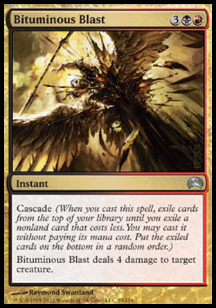 Bituminous Blast (Planechase 2012) Medium Play
