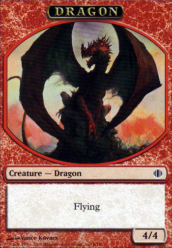 Dragon Token (Shards of Alara) Medium Play