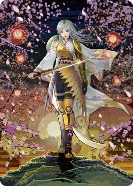 The Wandering Emperor Art Card (50/81) (Art Series: Kamigawa: Neon Dynasty) Near Mint
