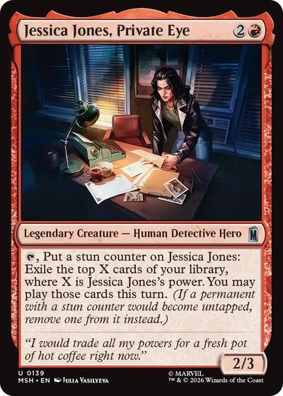 Jessica Jones, Private Eye (Marvel Super Heroes) Near Mint Foil