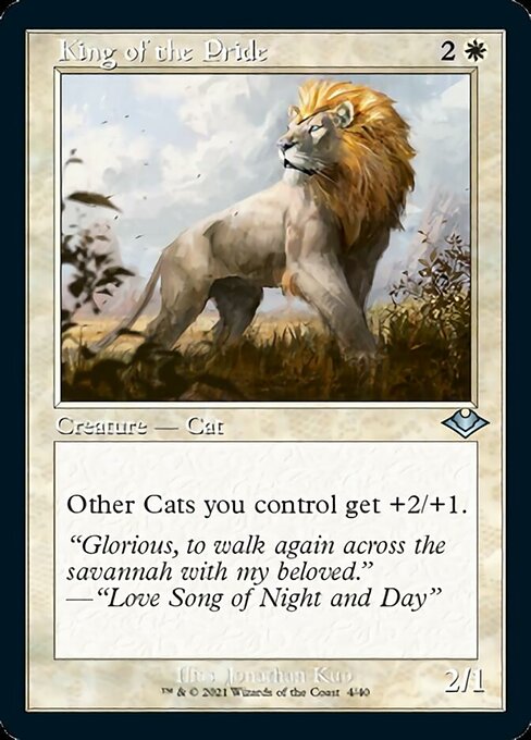 King of the Pride (Modern Horizons 1 Retro Frames) Medium Play Foil