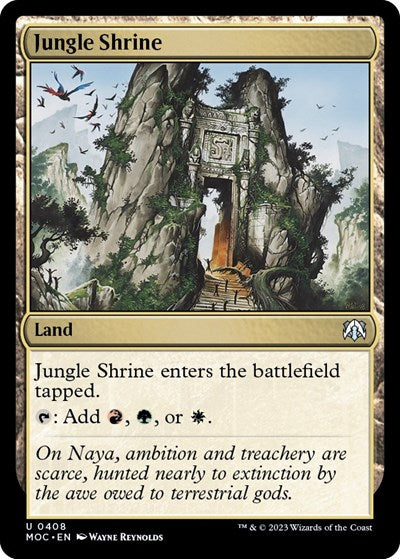 Jungle Shrine (Commander: March of the Machine) Near Mint