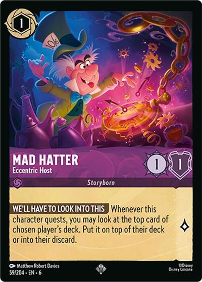 Mad Hatter - Eccentric Host (Azurite Sea) Near Mint