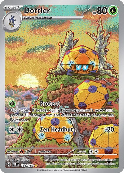 Dottler - 184 (Scarlet and Violet: Paradox Rift) Near Mint Holofoil