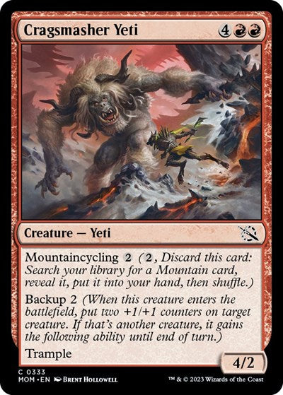 Cragsmasher Yeti (March of the Machine) Near Mint Foil
