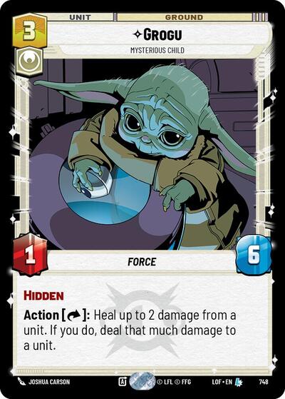 Grogu Mysterious Child (Foil) (Legends of the Force) Near Mint Foil