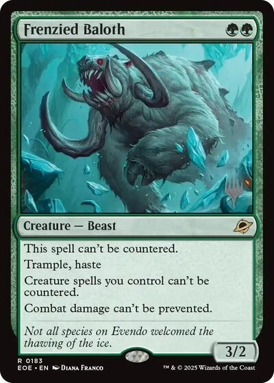 Frenzied Baloth (Promo Pack: Edge of Eternities) Near Mint