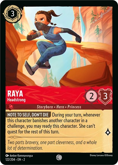 Raya - Headstrong (Rise of the Floodborn) Near Mint